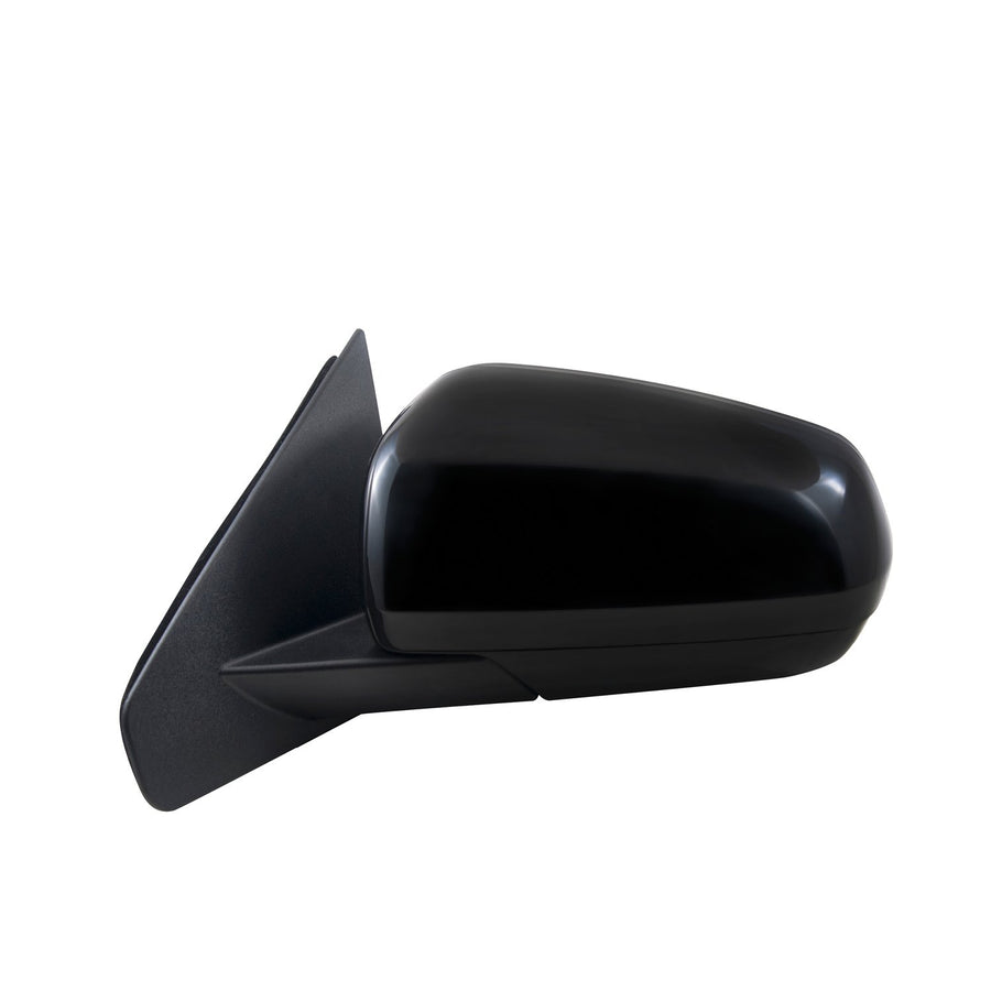 Driver Side Fit Mirror for Dodge Avenger, Textured Black w/PTM Cover, Foldaway, Heated Power