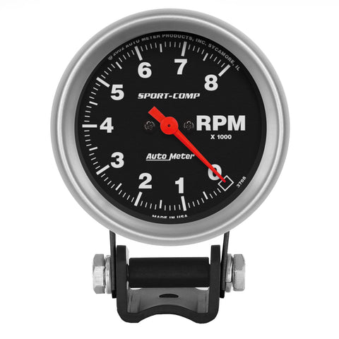 Auto Meter Sport-Comp Mini Competition Tachometer, 2.625 in. 3708