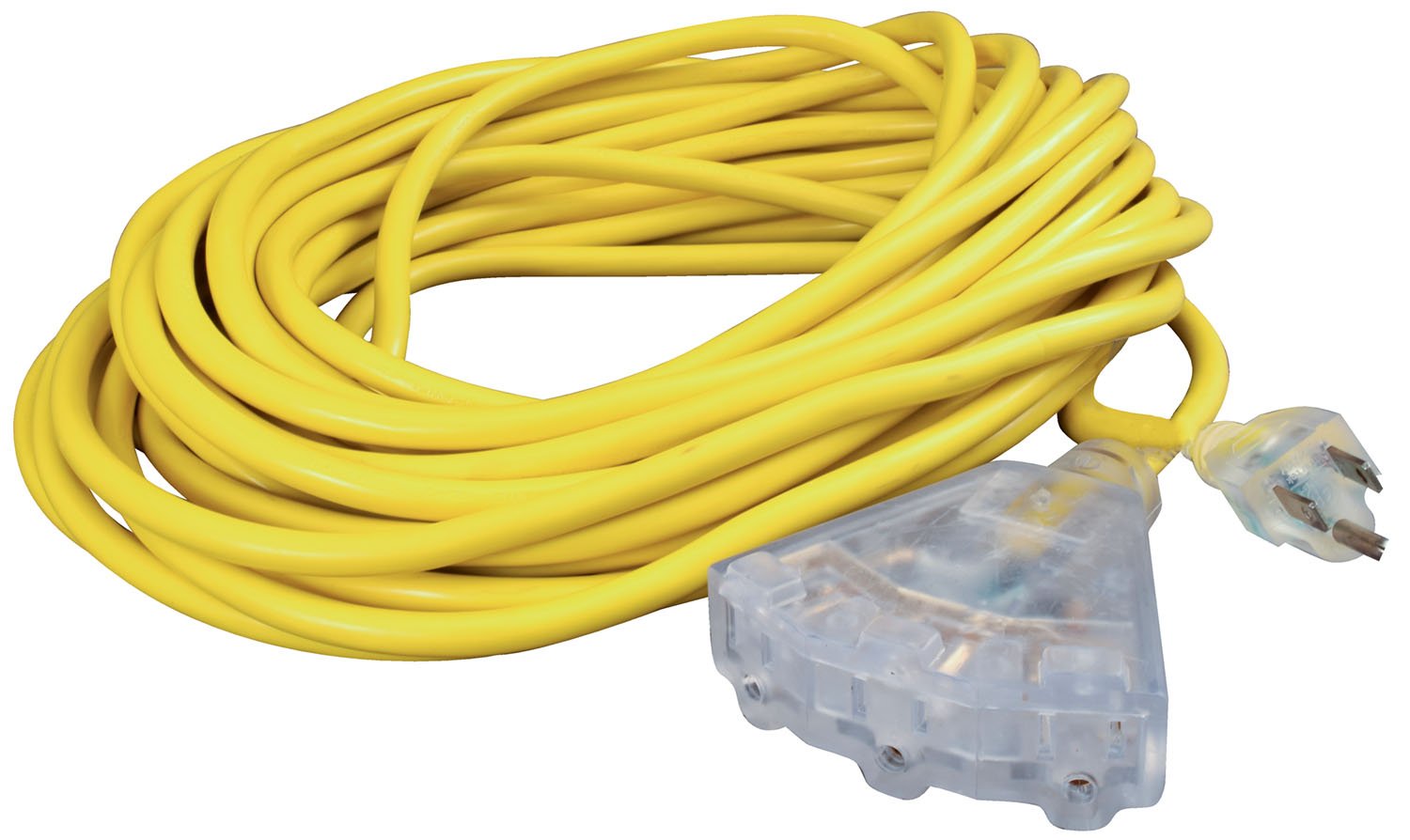 Valterra A10-5014TTE Mighty Cord 50' 15A 14/3 Triple Outlet Extension Cord (Carded)