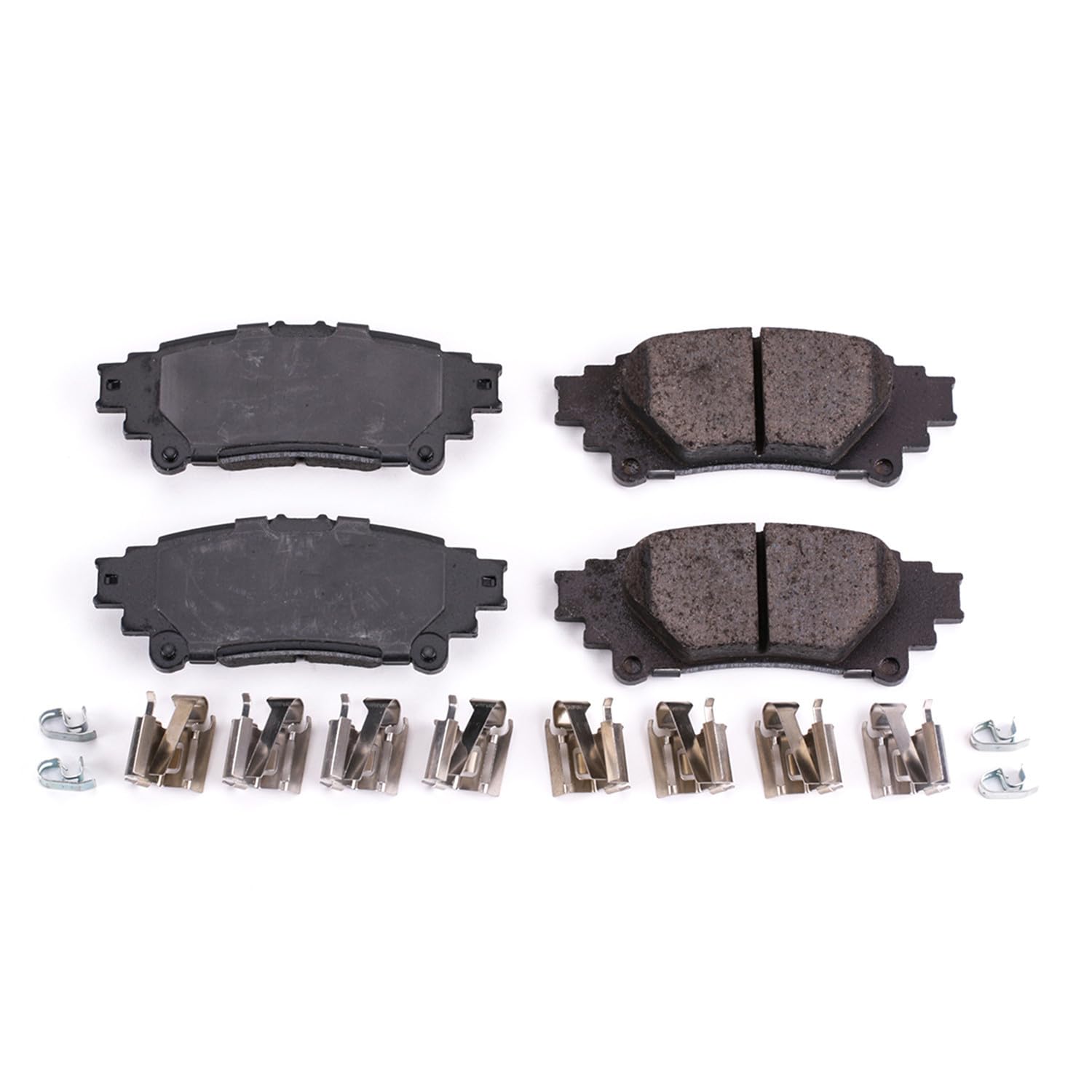 Power Stop Front Brake Kit For Lexus GS300 2018-19 |GS200t 2016-17 |GS350 2013-20 |GS450h 2013-18 |IS200t 2016-17 |Lexus IS250 2014-15 - Ceramic Brake Pads With Installation Hardware, 17-1391A