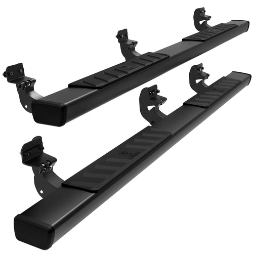 4" Tyger Auto Riser Running Boards Compatible with 2009-2018 Dodge Ram 1500; 2019-2024 Classic | Quad Cab | TG-RS2D40068 | Side Step Rails Nerf Bars
