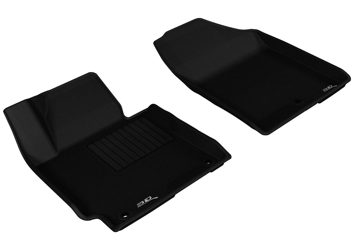 Front Row 3D MAXpider Custom Fit Floor Mat for Select Hyundai Elantra Models - Kagu Rubber (Black)