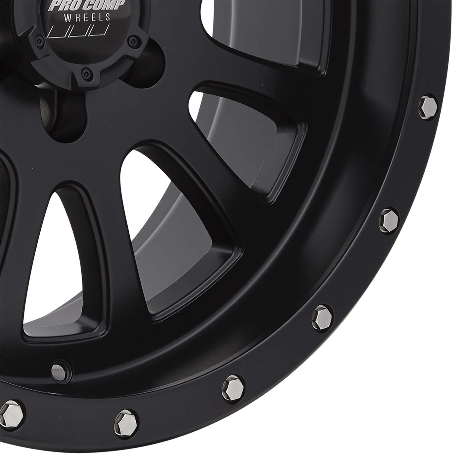 PXA44 Pro Comp Alloys 17X9 6X5.5 S-BLK -6MM - PXA5044-7983