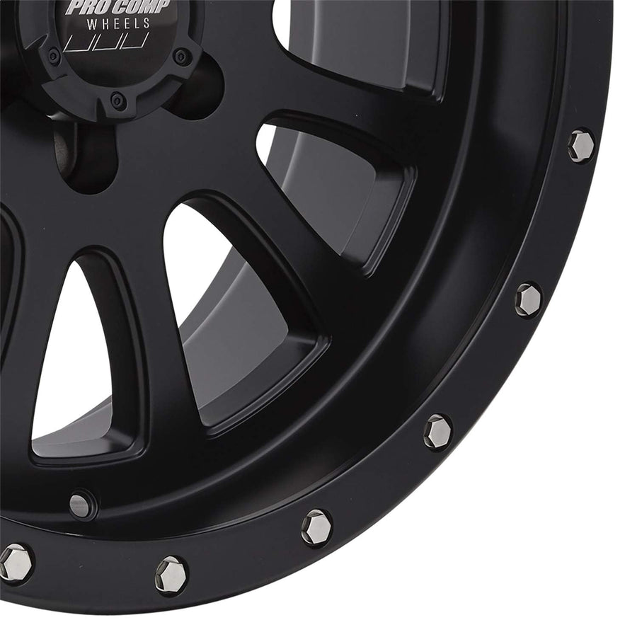 PXA44 Pro Comp Alloys 17X9 6X5.5 S-BLK -6MM - PXA5044-7983