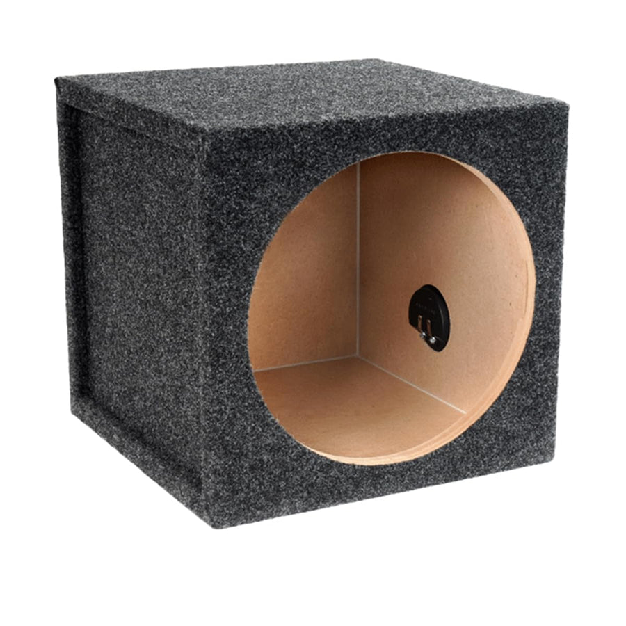 10 Inch Bbox Single Vented Subwoofer Box Enclosure - Premium Subwoofer Box Improves Audio Quality, Sound & Bass - Car Subwoofer Boxes & Enclosures,Black
