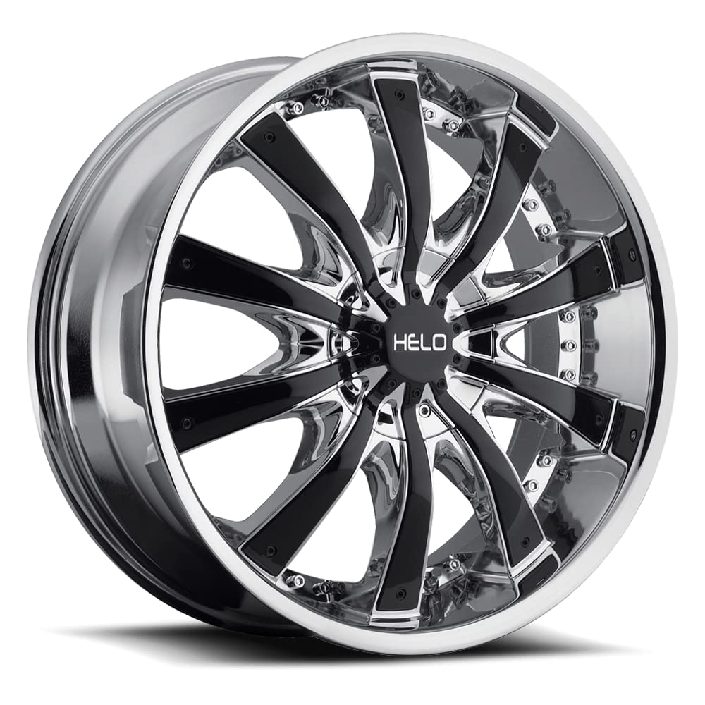 Helo 26X9.5 HE875 BLANK CHR W/ ACCENTS 38MM (108-140) - HE87526900238