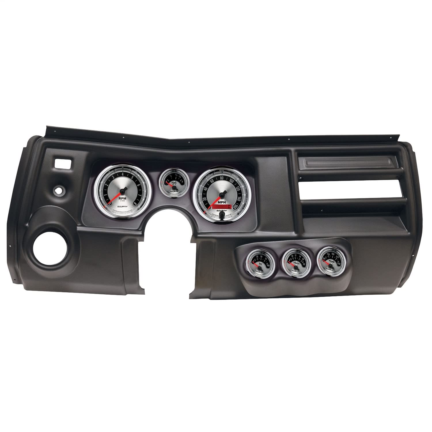 AutoMeter Dash Kit Direct Fit, (5" X2, 2 1/16" X4), Chevy Chevelle Vent 69, American Muscle (2911-01)