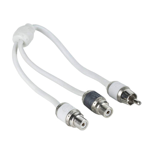 T-Spec RCA Audio Y Cable V10 Series - 2 Channel - 1 Male to 2 Females