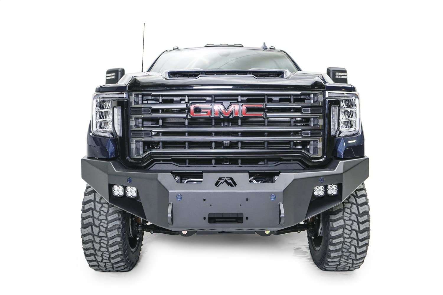 Fab Fours Full Width GM20-A5051-B Premium Raw Winch HD Bumper