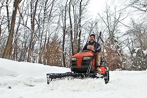 48 Inch Agri-Fab LBD48D Front Mount Universal Snow Plow Blade; Fits many Lawn and Garden Riding Lawn Mowers/Tractors