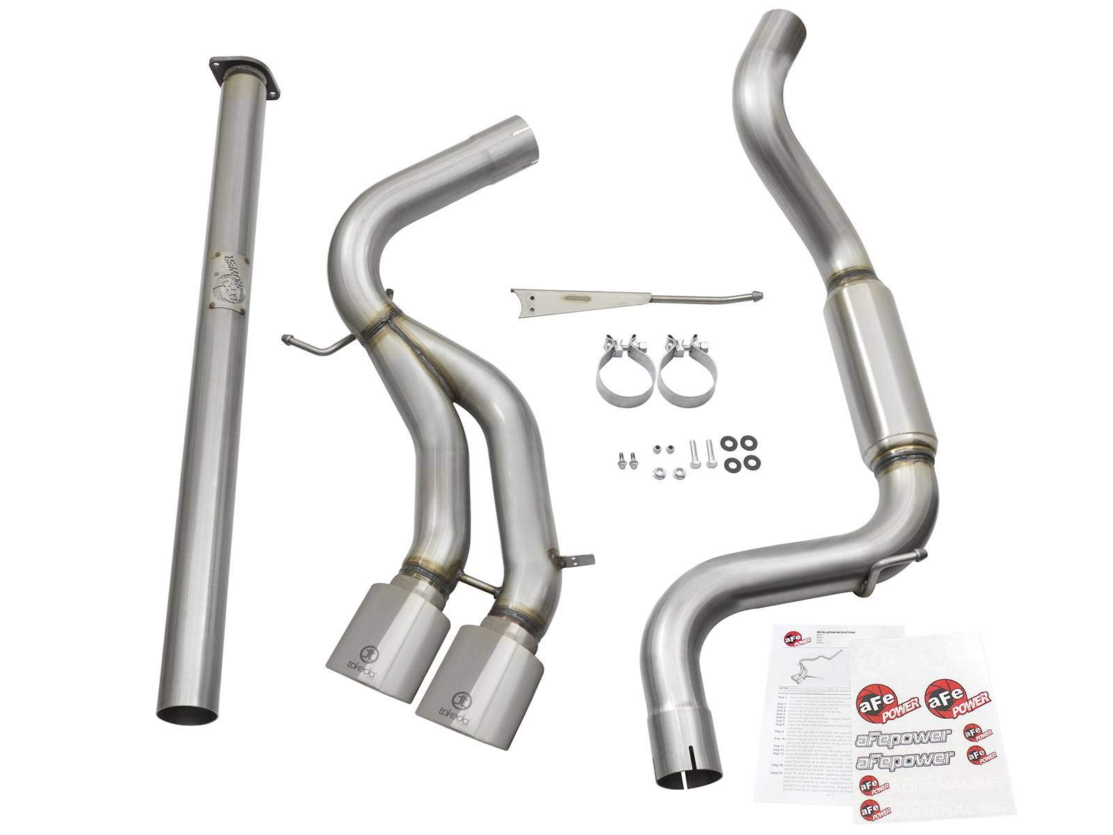 Takeda Performance aFe Power Exhaust System (3", Cat-Back, Stainless Steel)