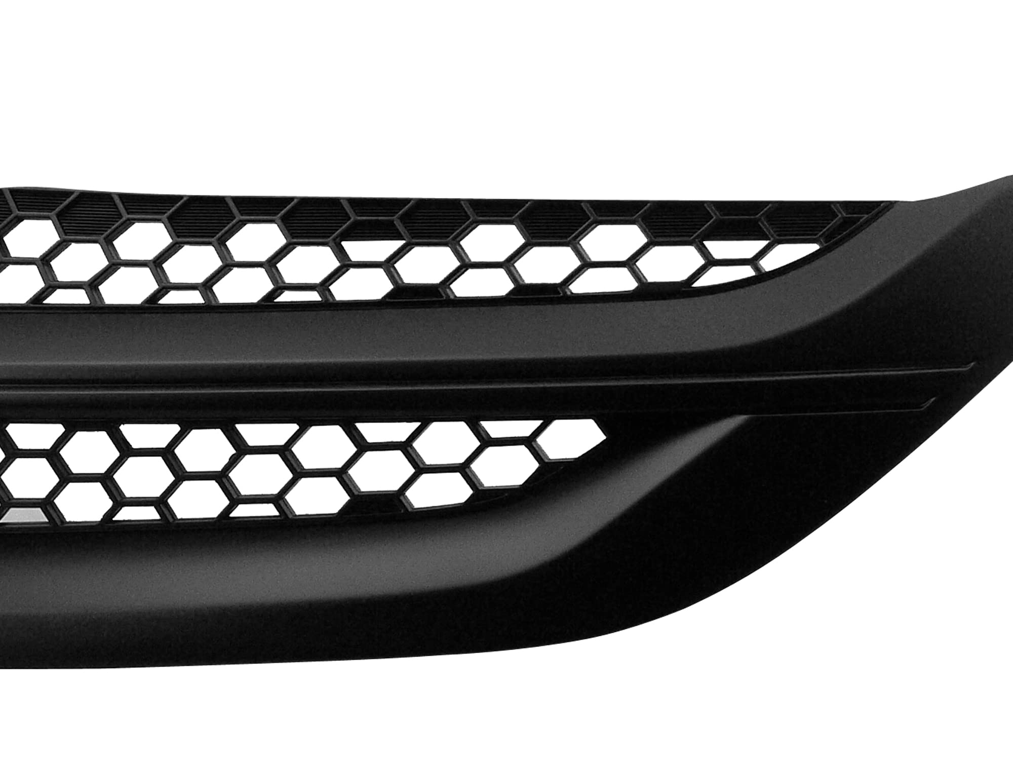 Honeycomb Mesh Front Hood Grille Armordillo USA 7150386 - Gloss Black Fits 2006-2011 Toyota Yaris 4 Door Sedan