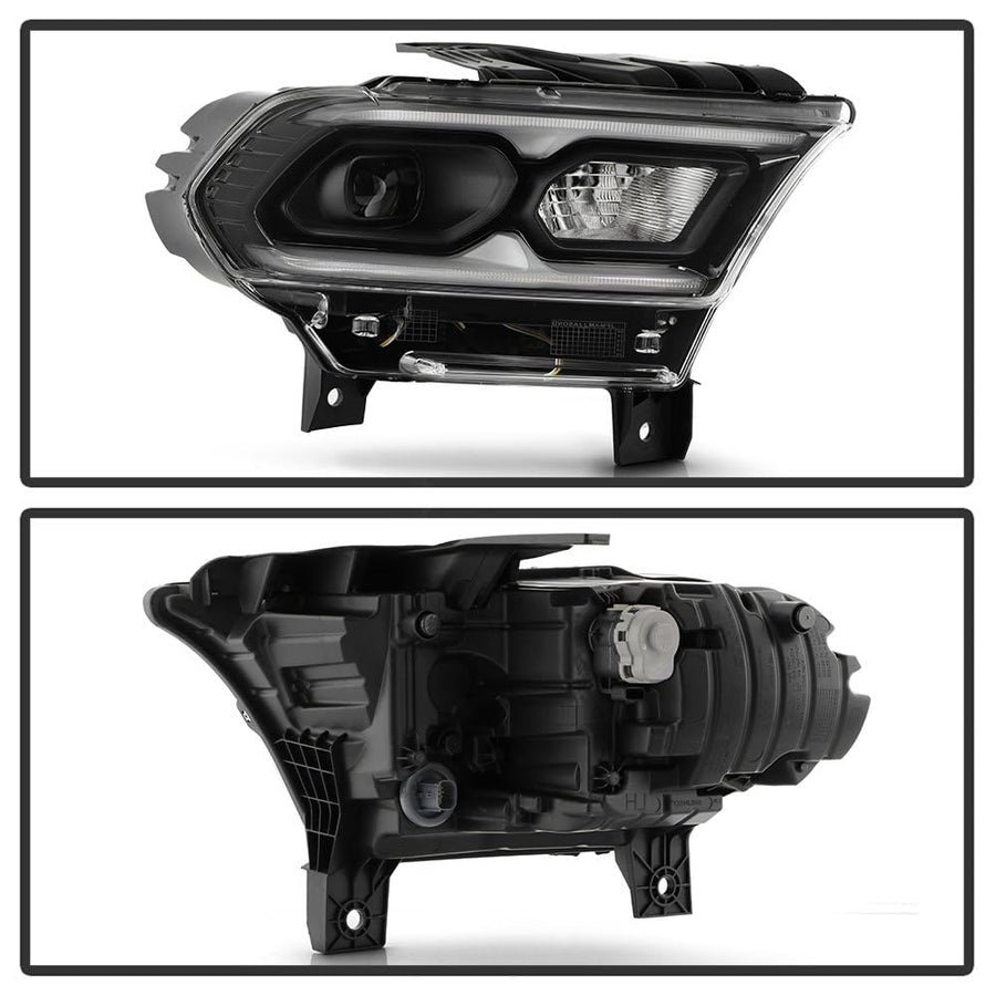 Dodge Durango 21-23 Spyder (POE) Full LED Headlight - OE Black Right (w/Auto Leveling)
