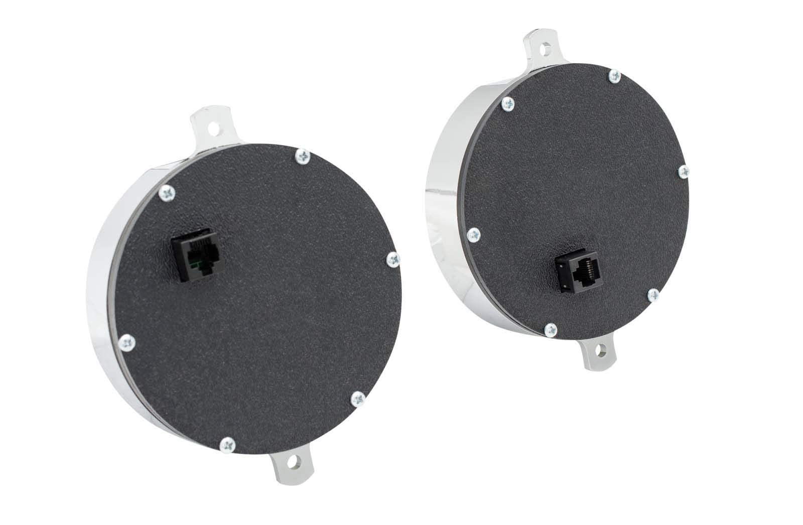 Dakota Digital VHX-51F-PU-S-B Gauge System Compatible with 1951-52 Ford Pickup Truck Silver Alloy Blue Backlighting