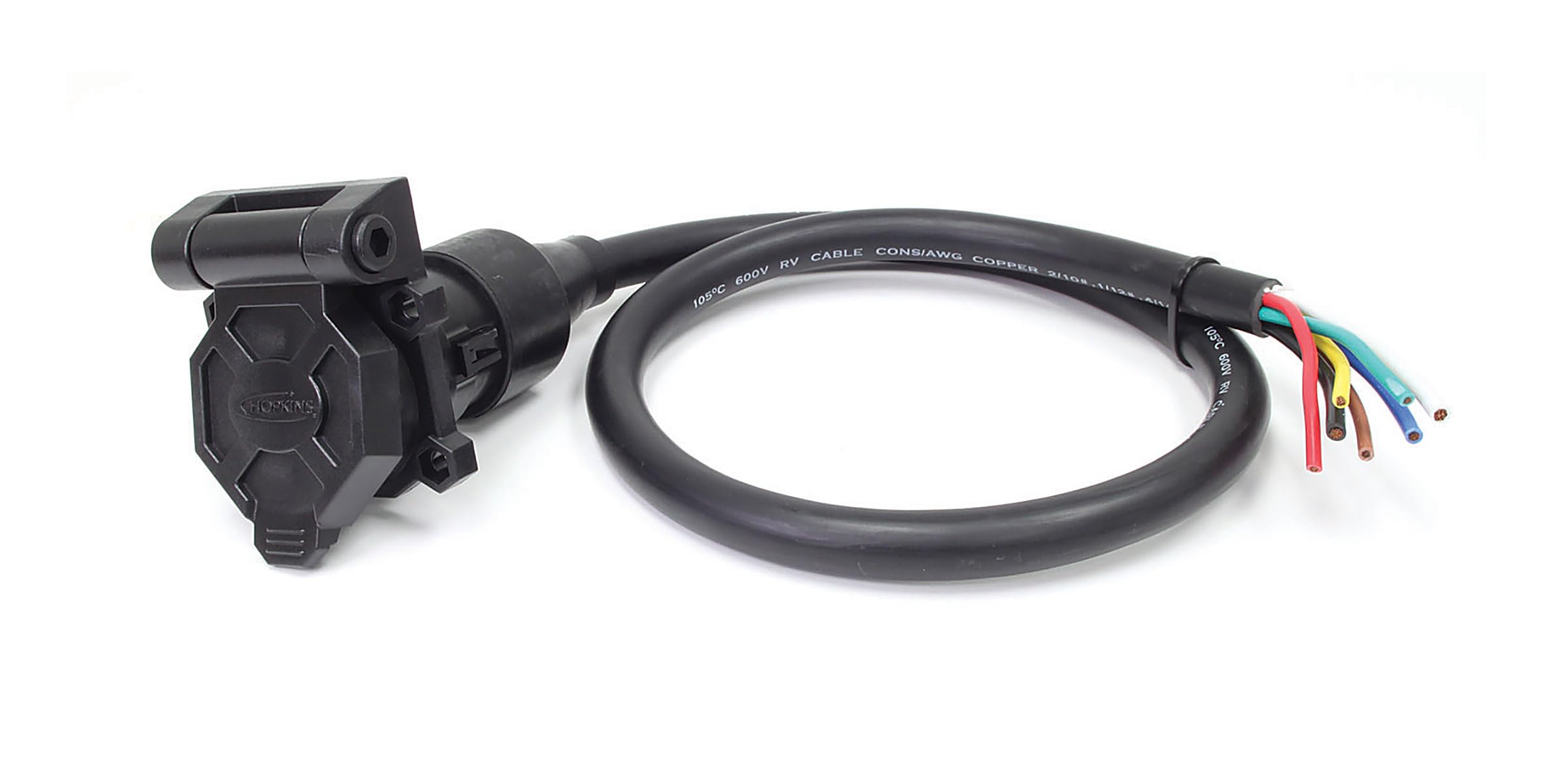Endurance Hopkins Towing Solutions 20022 7 Blade 3' Vehicle Side Jacketed Cable
