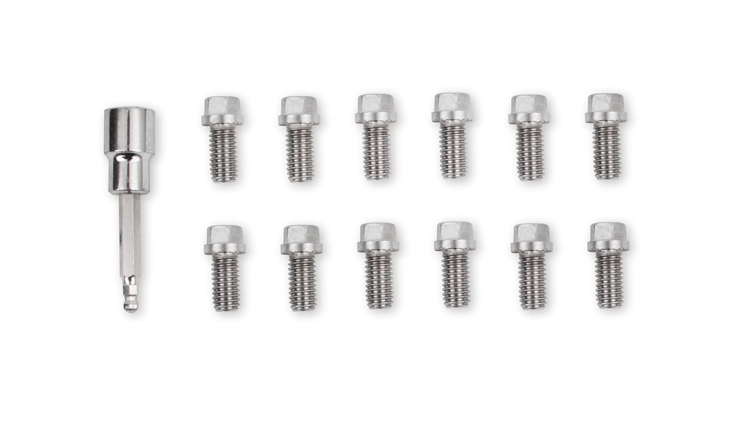 Headlock Locking Mr. Gasket 2230G Header Bolt, (Set of 12)