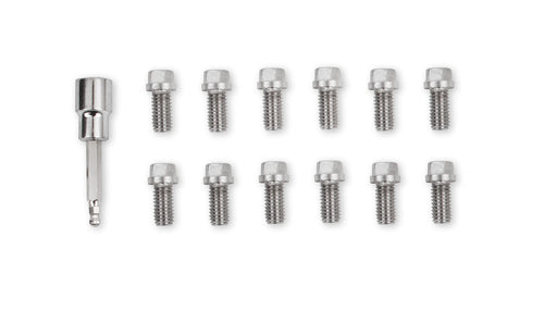 Headlock Locking Mr. Gasket 2230G Header Bolt, (Set of 12)