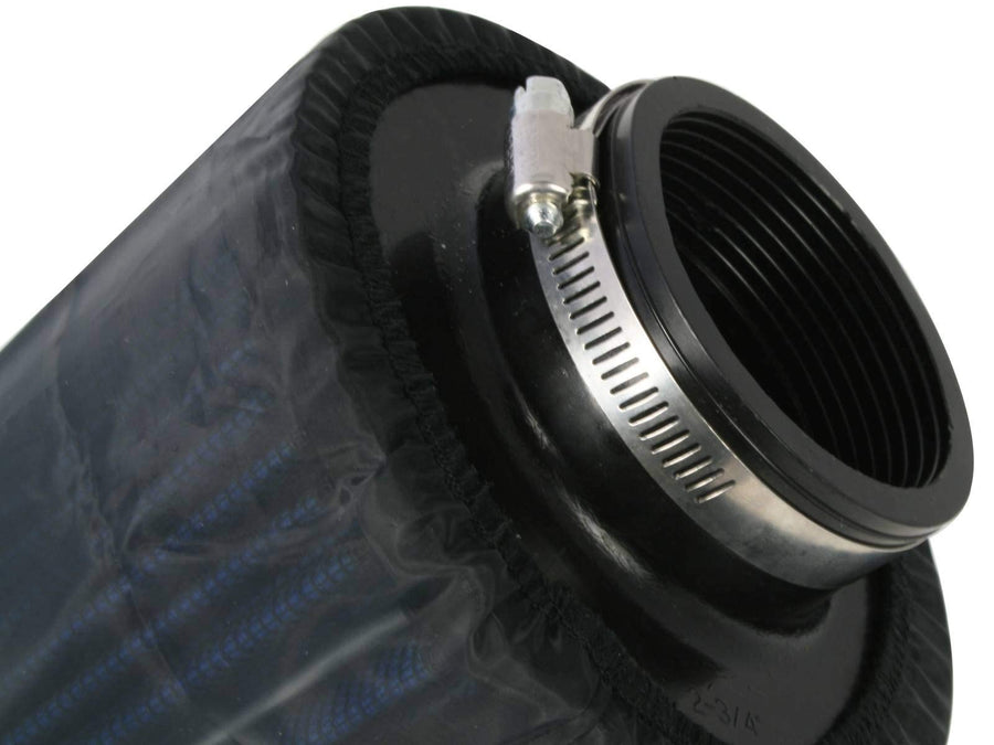 aFe Power Filter Wrap Prefilter - 5" Base, 4.75" Top, 7" Tall, #28-10083, Black