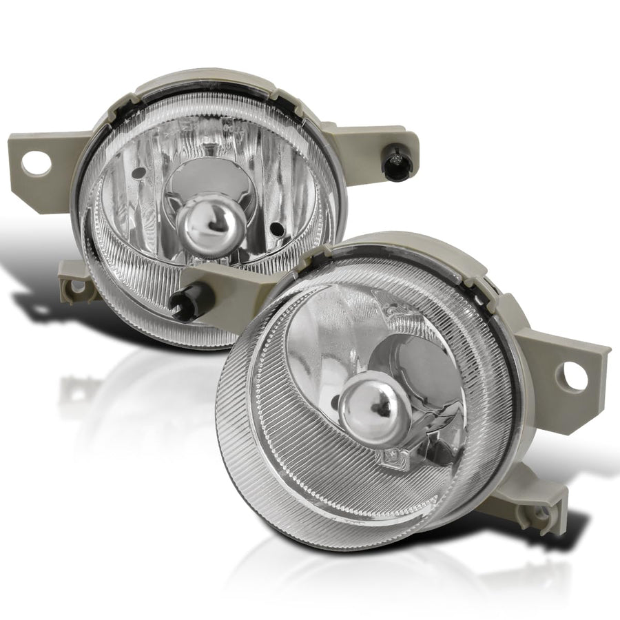 Clear Spec-D Tuning Fog Lights Front Driving Bumper Lamps Compatible with Honda Civic Del Sol 1993-1997 L+R Pair Assembly
