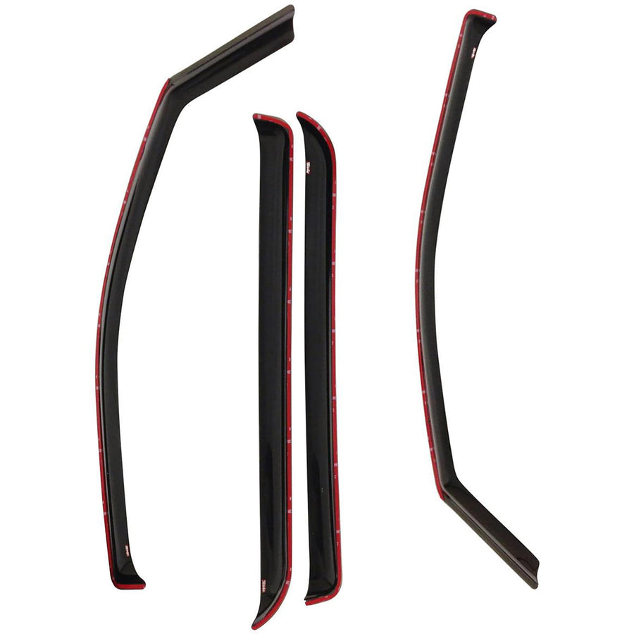 72-39497 Westin In-Channel Wind Deflector 4pc fits 2000-2006 Silverado Sierra Suburban Yukon XL Yukon XL Denali 2007 Silverado Sierra Classic Crew Cab 2002-2006 Avalanche 2001-2006 Denali XL