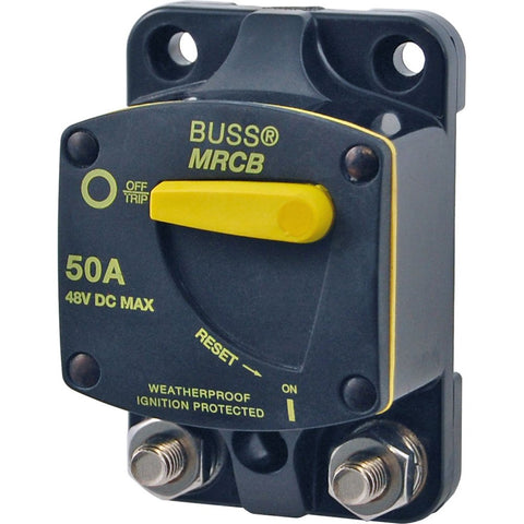 187-Series Circuit Breaker, Blue Sea Systems Surface Mount, 50A
