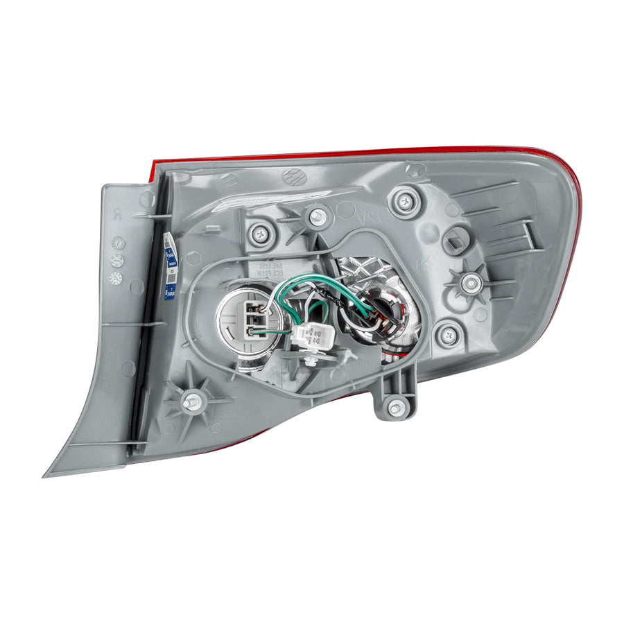 Left TYC Tail Light Assembly Compatible with 2009-2010 Toyota Corolla