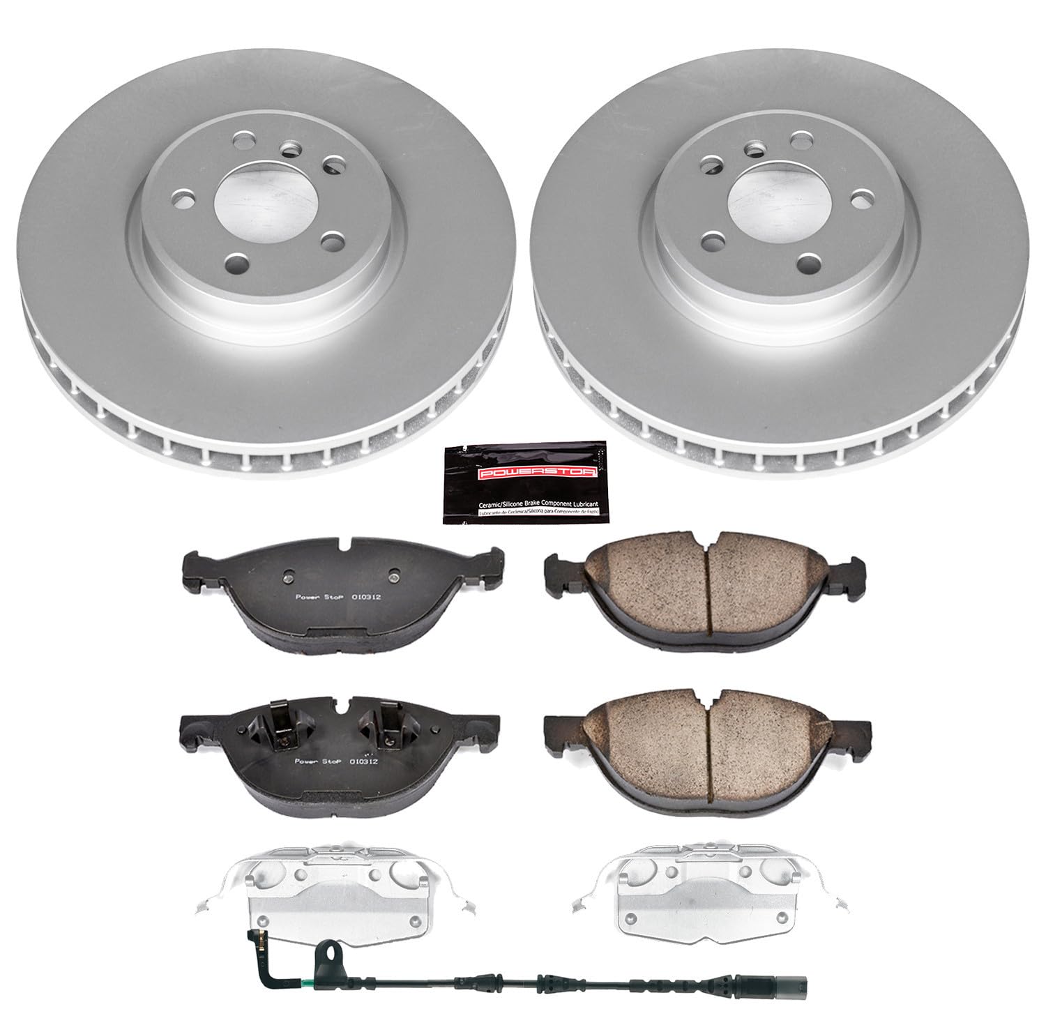 Power Stop Z23 Evolution Geomet Coated Brake Kit For BMW X6 2008-2009 [Specific Model]