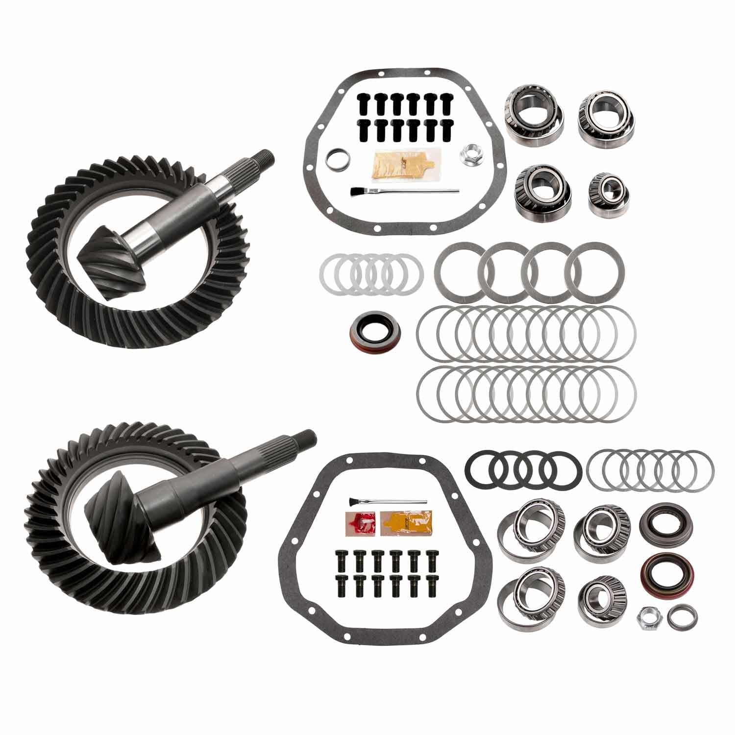 Motive Gear Differential Ring & Pinion MGK-329 Rebuild Bearing Kit For Dana 60 Front & Ford 10.5 Rear Gear Ratio 4.10, 12-Bolt, 29/31 Spline 10 Pinion & 41 Ring Tooth -Fits Ford F-250/F-350 Super Duty
