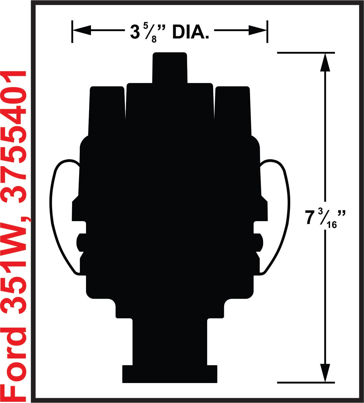 Unilite Mallory 3755401 Distributor