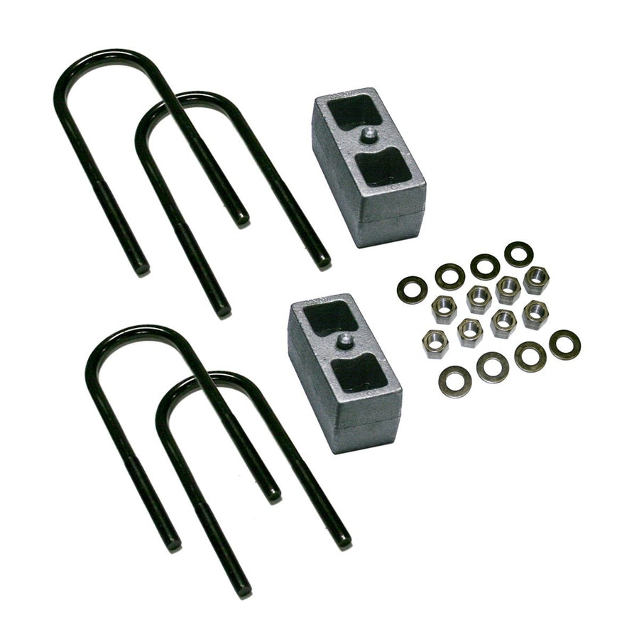 2.5 inch Block Kit | Superlift Suspension - 1999-2010 Ford F-250 and F-350 Super Duty 4WD with 3 5/8 AxleTube - With Top Mounted Overload Leaf