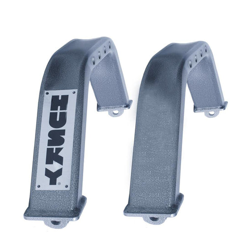Husky 33187 Towing Fifth Wheel Trailer Hitch Head Support – Set of 2 Legs, Compatible with Husky 16,000 lb Hitch Heads, Powder Coated Steel, Silver Finish