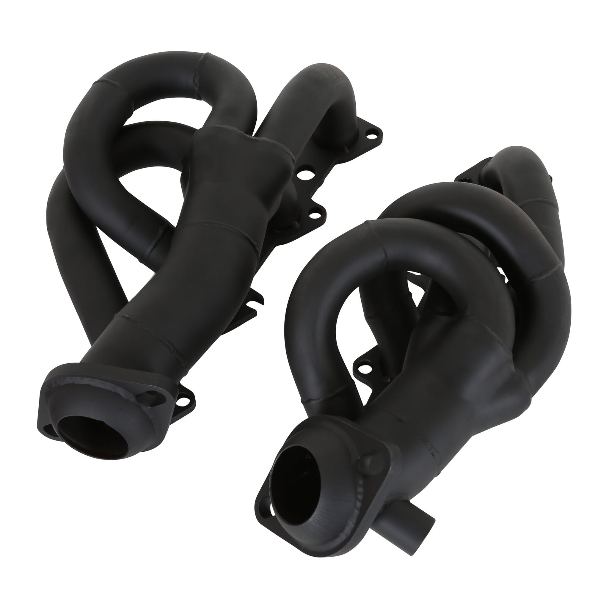 Black Painted Flowtech 91670FLT Shorty Headers