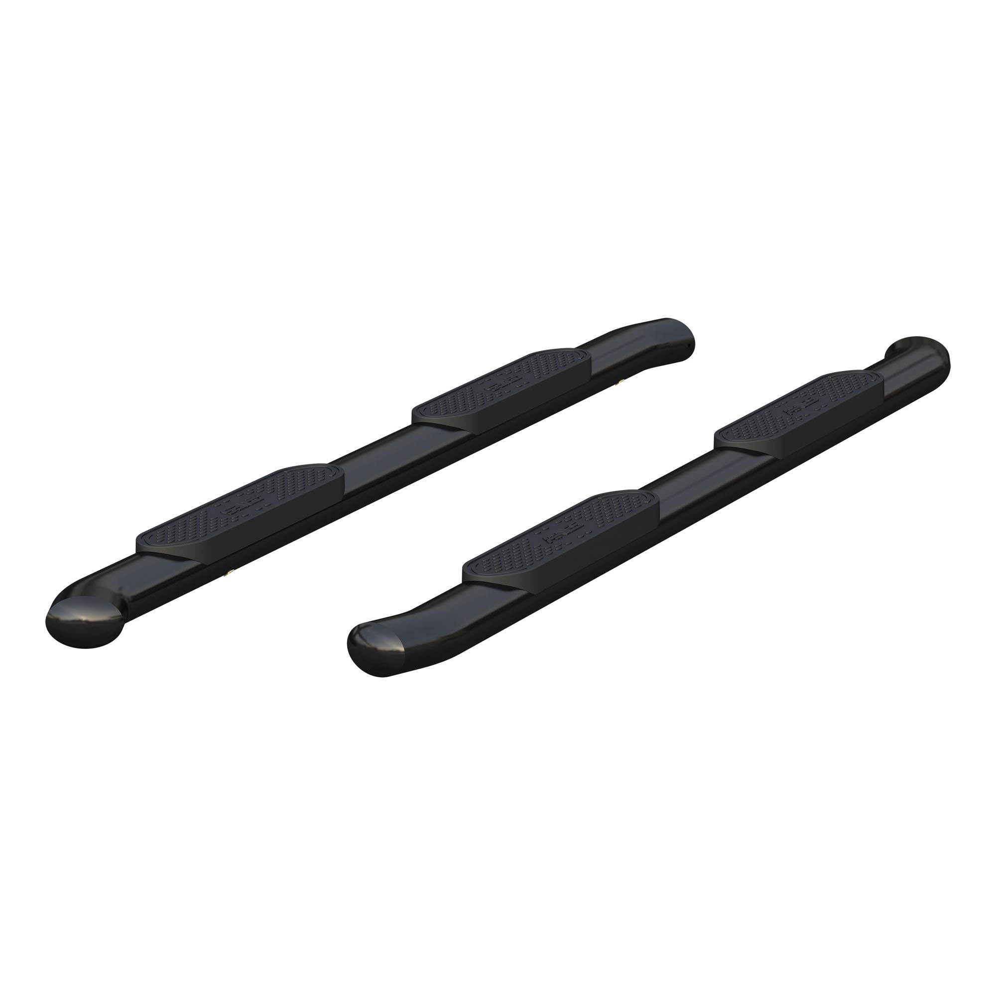 4-Inch Oval Black Steel Nerf Bars ARIES, Select Ford Excursion, F-250, F-350 Super Duty