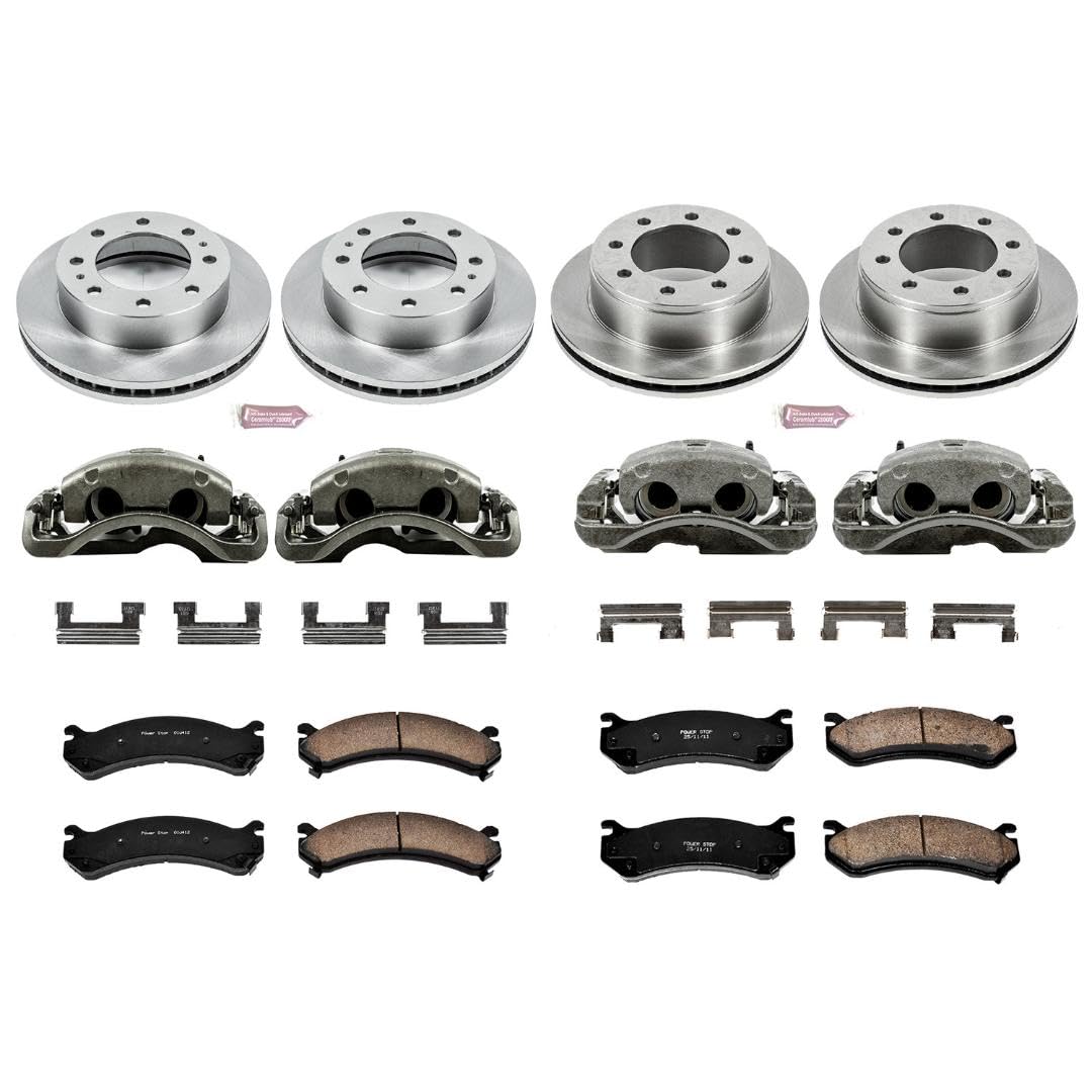 Power Stop Autospecialty KCOE2027 1-Click OE Replacement Brake Kit with Calipers