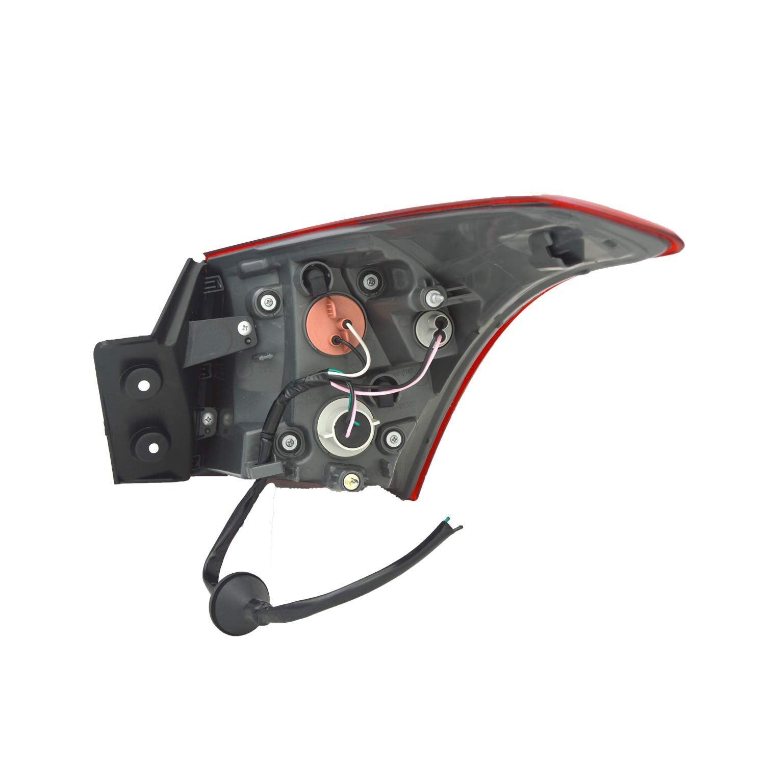 Right TYC Tail Light Assembly Compatible with 2013-2017 Hyundai Elantra