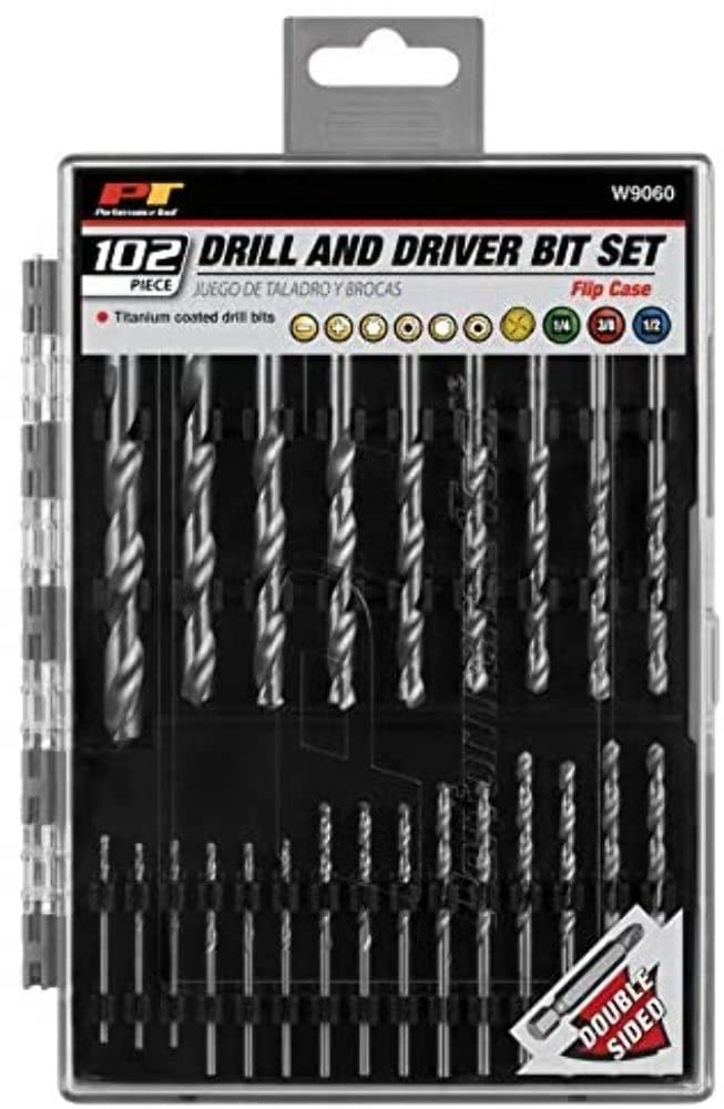 W9060 Performance Tool 102pc Drill and Driver Bit Set