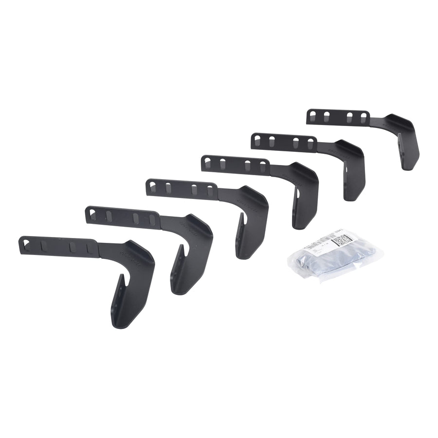 Go Rhino V-Series V3 / RB10 Slim / RB20 Slim / RB30 Slim Mounting Brackets | Mild Steel, Textured Black | 6941766 | Fits 1999-2016 Ford F-250/F-350 Super Cab/Super Crew