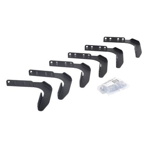 Go Rhino V-Series V3 / RB10 Slim / RB20 Slim / RB30 Slim Mounting Brackets | Mild Steel, Textured Black | 6941766 | Fits 1999-2016 Ford F-250/F-350 Super Cab/Super Crew