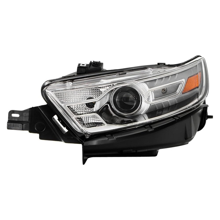 Ford Taurus Spyder (OE) 14-16 w/ 9005 Bulbs (Also Fit on 13-14 w/9012 Bulb) Grey Bezel Headlight - OE Left