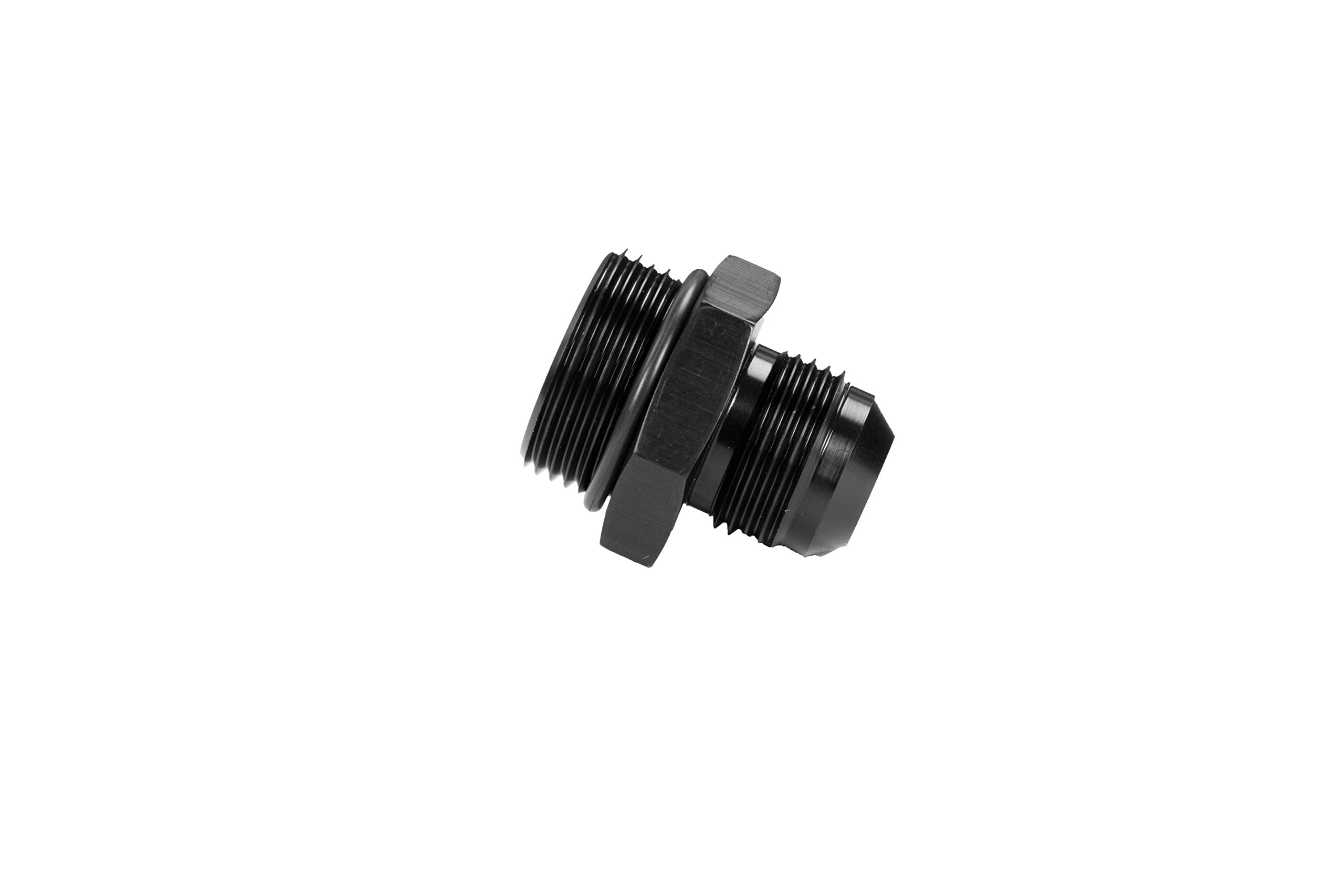 Aeromotive Black Fitting, AN-12 ORB to AN-08 Flare 15648