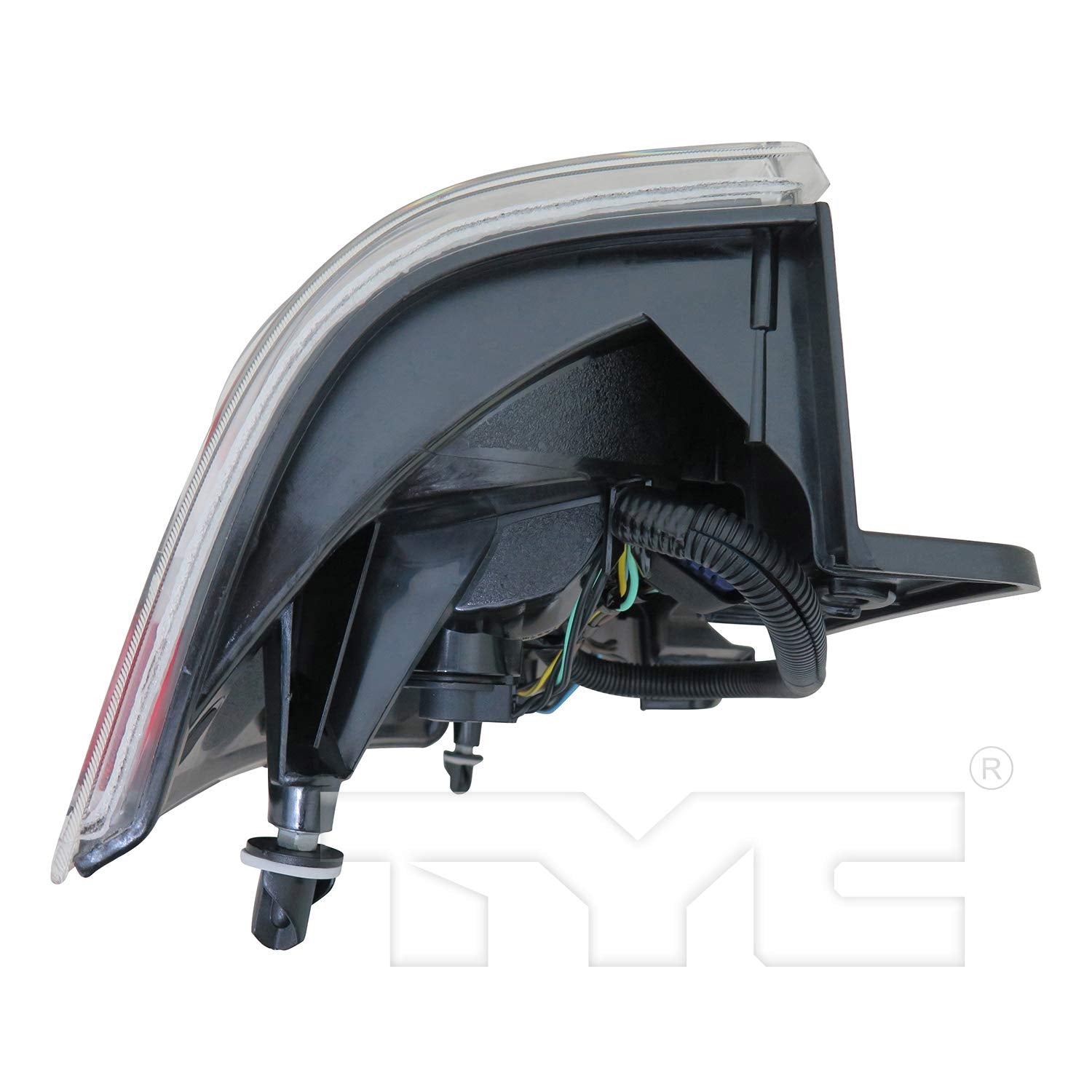 Left TYC Tail Light Assembly Compatible with 2007-2014 GMC Yukon Denali Suv