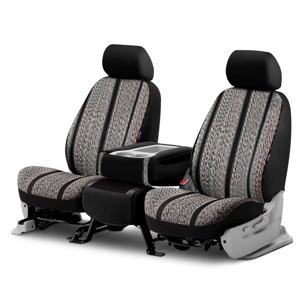 Custom Fit Fia TR48-39 Black Front Seat Cover Bucket Seats - Saddle Blanket, (Black)