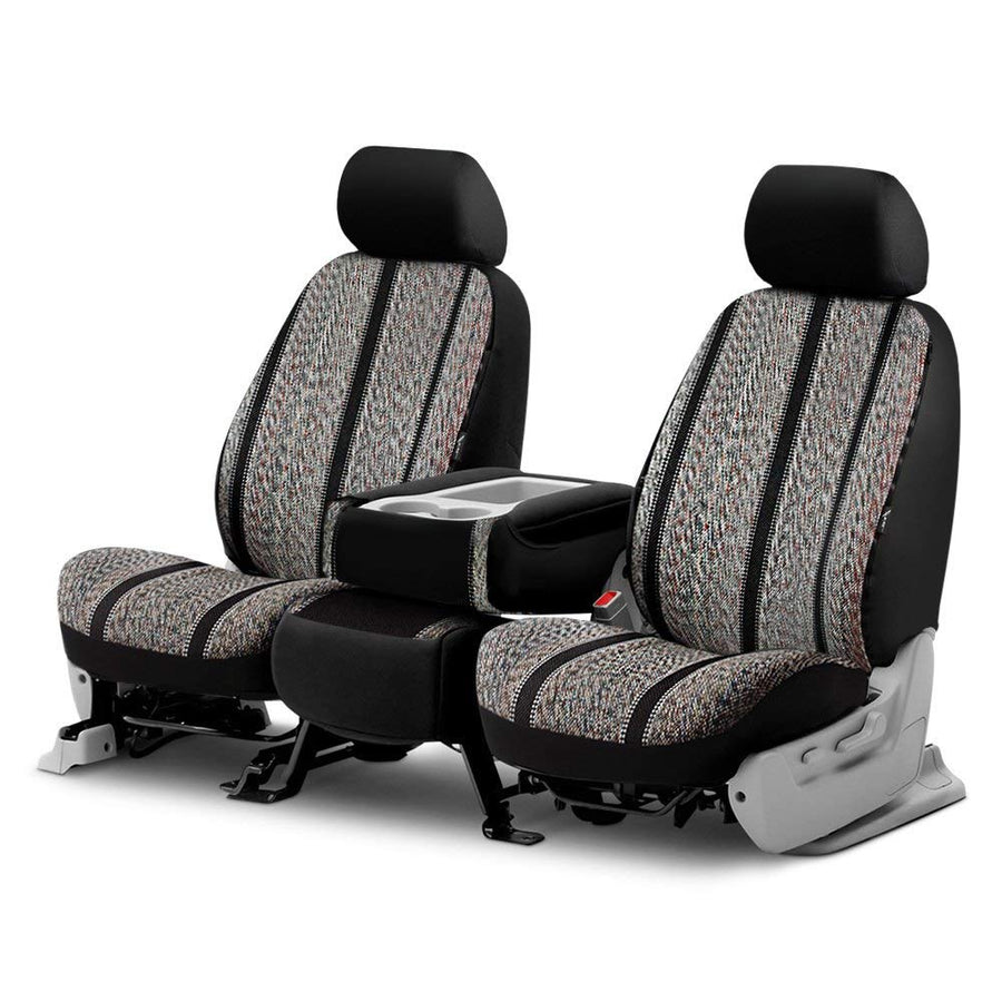 Custom Fit Fia TR48-39 Black Front Seat Cover Bucket Seats - Saddle Blanket, (Black)
