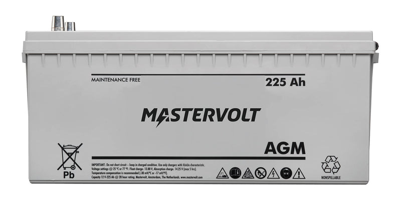 Mv Mastervolt 62002250 12/225 Ah Agm Battery