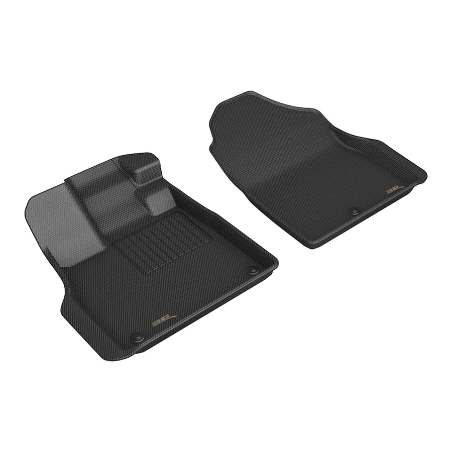 Kagu 3D MAXpider Custom Fit Floor Mat (Black) Compatible with Honda Pilot 2023-2026 - Front Row