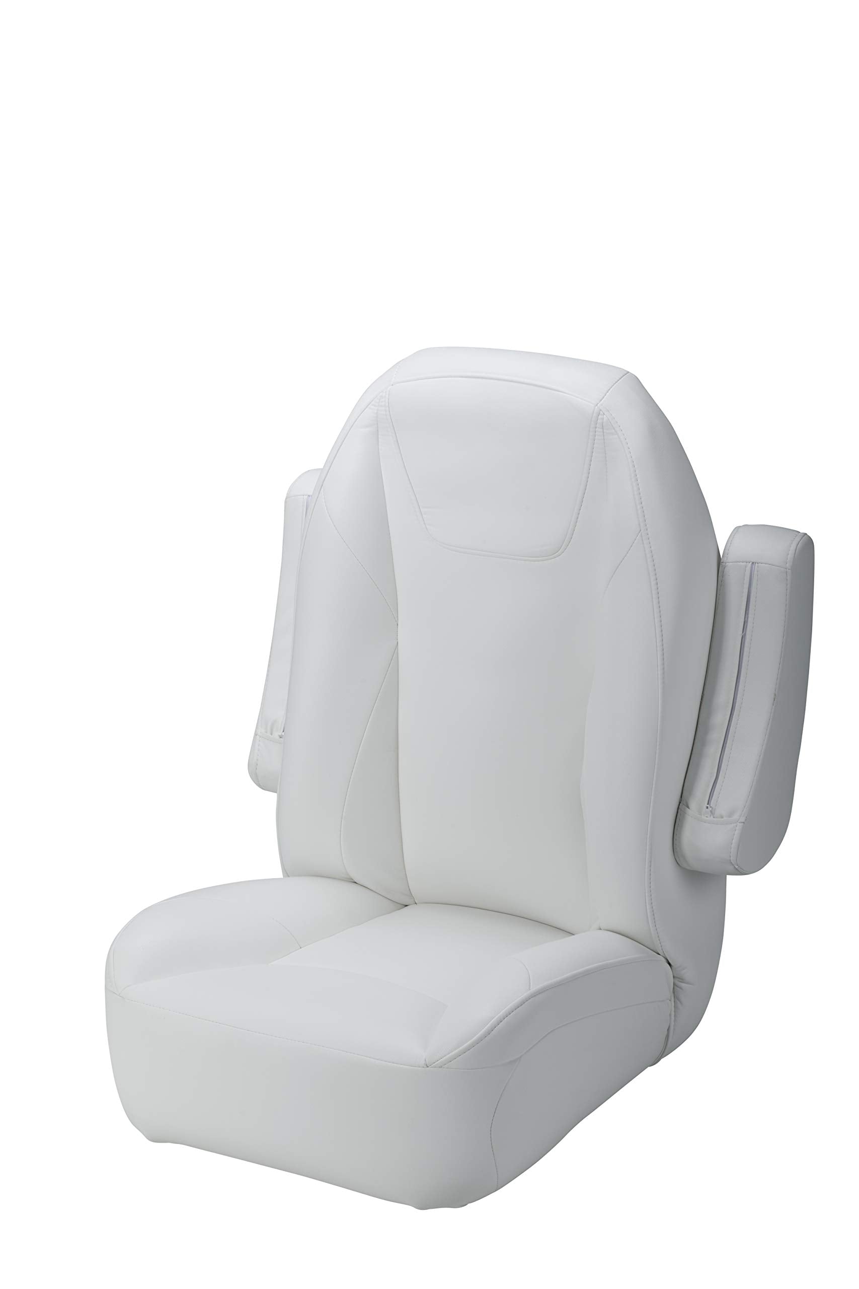 TaylorMade 674637 Platinum Series Furniture White High Back Recliner Pontoon Helm Seat