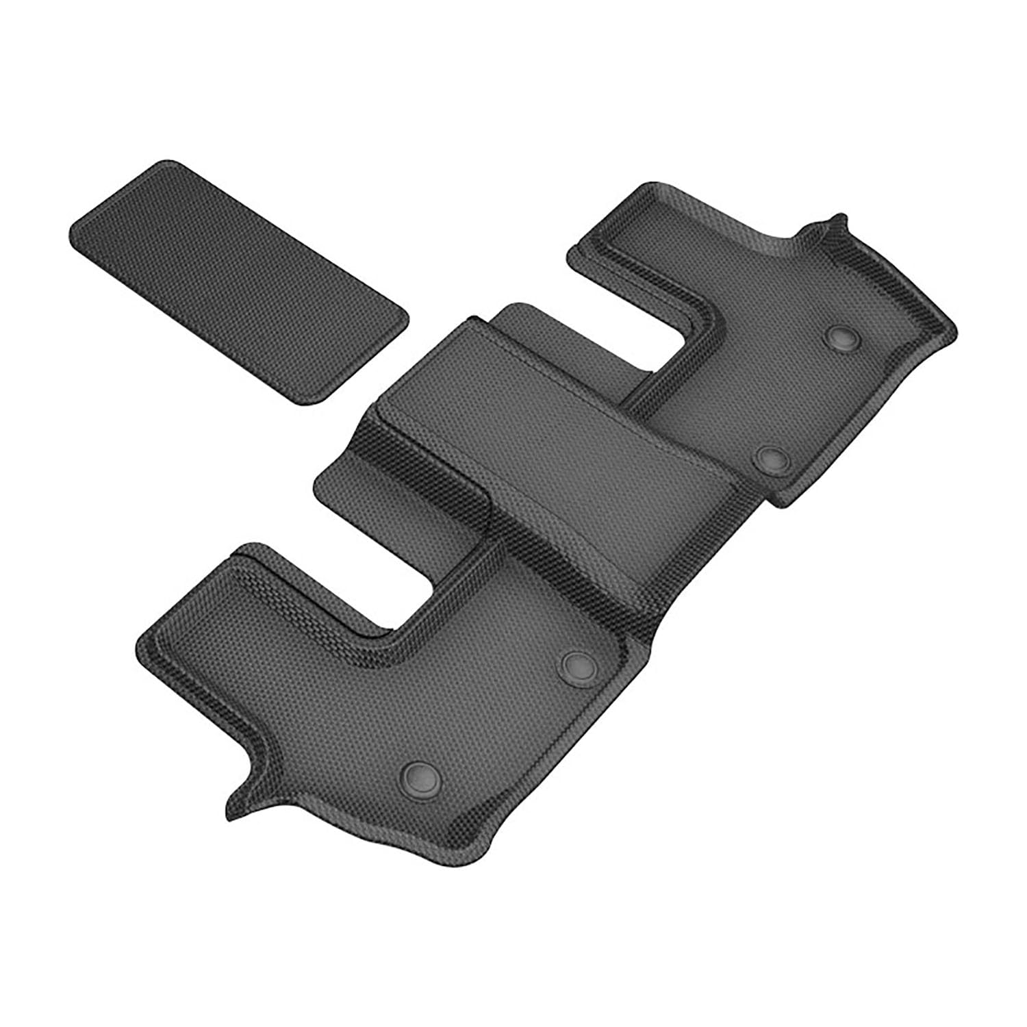 Kagu Floor Mat (Black) 3D MAXpider Compatible with Mercedes Benz GLS (X167) 2024-2026 - Third Row