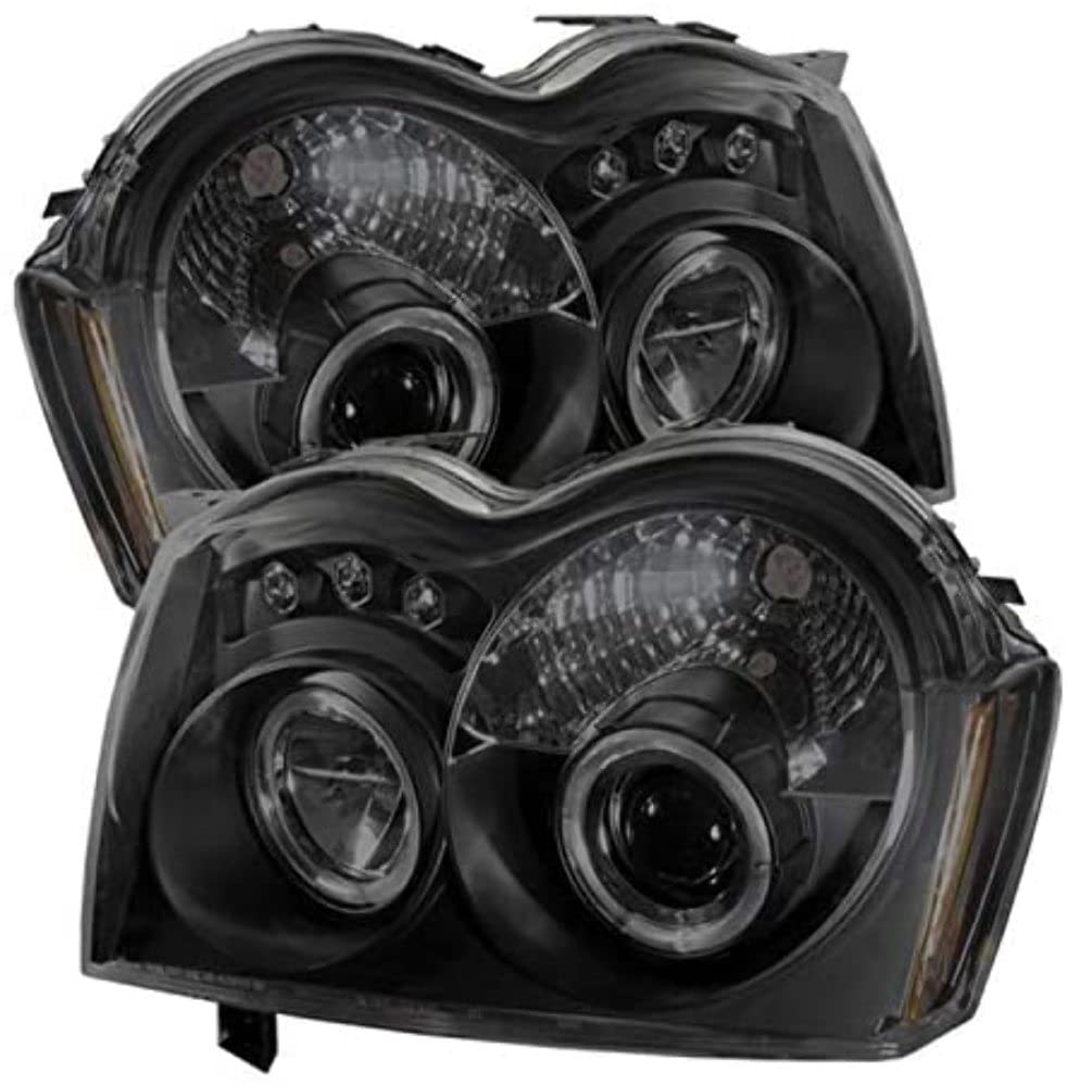 Auto Spyder 5078551 LED Halo Projector Headlights Black/Smoked