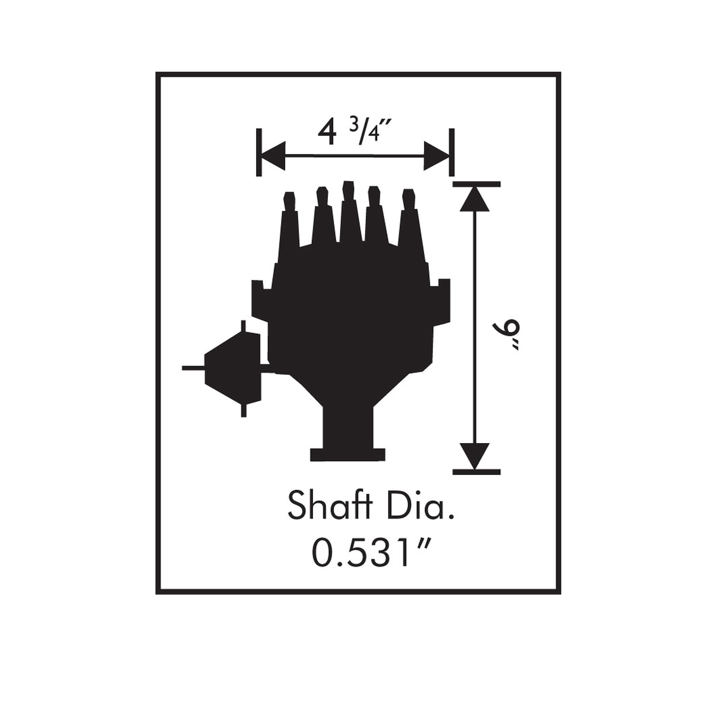 Ready-to-Run MSD 8595 Distributor, Iron Gear