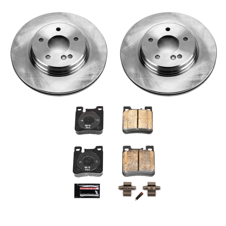 Power Stop KOE9107 Rear Brake Pads and Rotors Stock Replacement Brake Kit Autospecialty